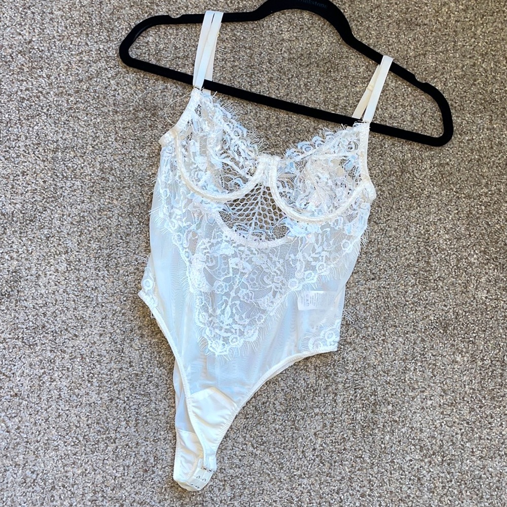 White Lace Bodysuit